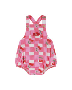 Rock Your Gingham Cherry Rosie Romper
