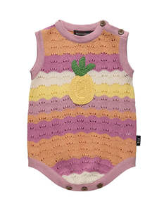 Rock Your Baby La Mer Knitted Romper - Stripe