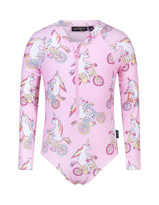 Rock Your Kid: Rock Your Kid Pearl Paddle Suit - Pink