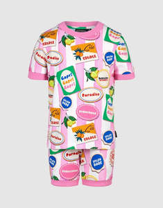 Rock Your Kid Frida Sleep Set - Pink Stripe