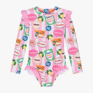 Rock Your Kid Pretty Paddle Suit - Pink Stripe