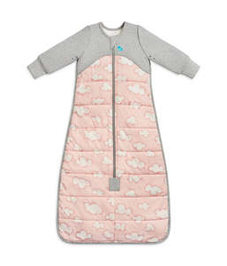 Love To Dream Sleep Bag Long Sleeve 2.5 TOG Quilted Cotton - Pink Daydream