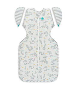 Love To Dream Swaddle Up™ 2-in-1 Transition Bag 1.0 TOG Original Cotton - Grey Seal Show
