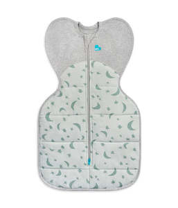 Love To Dream Swaddle Up™ 3.5 TOG Quilted Stretch Cotton - Olive Moonlight