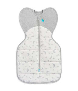 Love To Dream Swaddle Up™ 3.5 TOG Quilted Stretch Cotton - White Moonlight