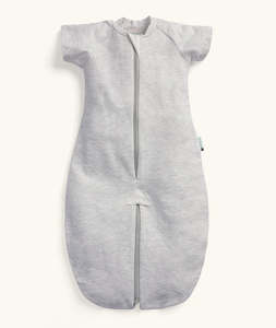ergoPouch Australia Short Sleeve Jersey Sleep Suit Bag 1.0 TOG - Grey Marle