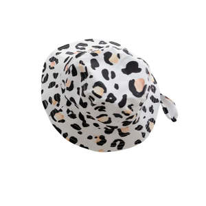 Anchor & Arrow Swim Hat - Leopard Print