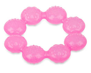 Nuby IcyBite™ Teething Ring - Pink