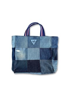 Cube Carryall – Upcycled Denim Tote Handmade in NZ by Outliv - Outliv - Regene&hellip;
