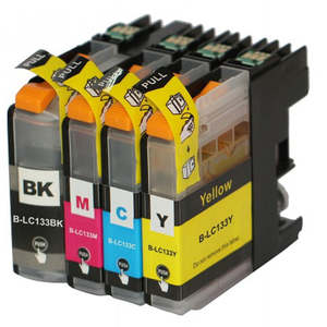 Hot Deals: Brother Compatible Inkjet LC133 Pack of 4