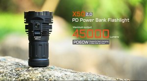 Acebeam - X50 PD Power Bank Flashlight