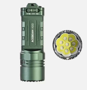 Lighting: Acebeam X20 High Output Tactical Flashlight/Searchlight Dual Modes