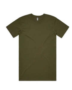 Clothing 1: AS Colours Solid coloured T-Shirts TALL - Army Green