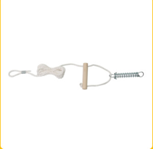 OZtrail GUY ROPE WOOD RUNNER & SPRING SINGLE 3.5m x 6mm