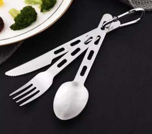 Utensils: 3 piece Stainless Steel Cutlery Set