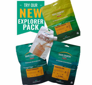 Dehydrated Meals Freeze Dried Meals: Back Country Explorer Pack