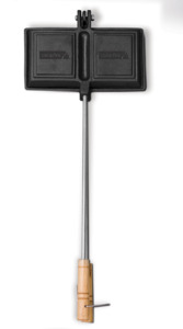 Cast Iron Cookware: Campfire Jaffle Iron Jumbo Double
