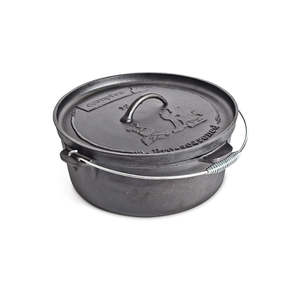 Cast Iron Cookware: Campfire - 4.5 Quart Camp Oven/Dutch Oven - Save 20%