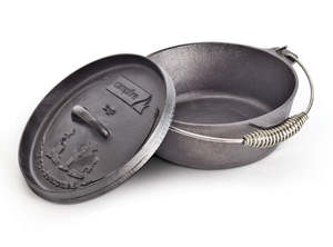 Cast Iron Cookware: Campfire - 2 Quart Camp Oven/Dutch Oven