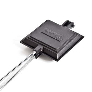 Cast Iron Cookware: Campfire Jaffle Iron Jumbo Single