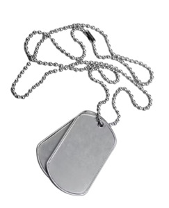 Blank Dog Tags (Silver)