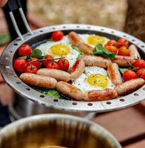 COBB Grill Frying Pan and Fork