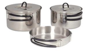 Stainless Steel Cookware: Tatonka - Cookset Regular