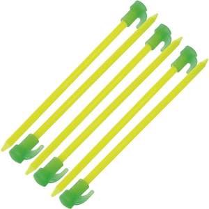 Pegs: Highlander - Fluorescent Tent Pegs {6 Pack}