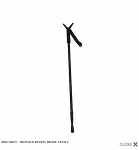 BUFFALO RIVER: RIDGE-TECH 1 LEGGED BLACK SHOOTING STICK