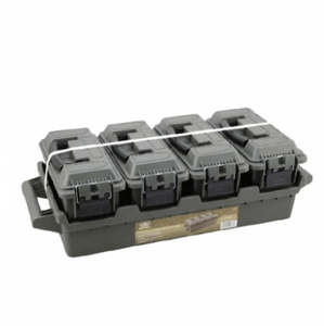 Buffalo River: BUFFALO RIVER 4 BOX .30 CAL AMMO CRATE OD GREEN LOCKABLE