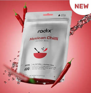 Dehydrated Meals Freeze Dried Meals: Radix - Original Range - Mexican Chilli