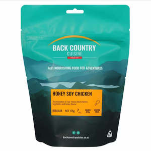 Back Country: Back Country HONEY SOY CHICKEN 175 gram pack