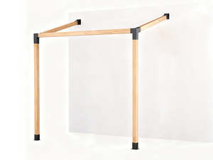 15° Slanted Wall-Mount Pergola 3-Way Bracket Kit