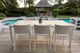 Dinner at Ours Range: Bone 2M Outdoor Table, 6 Vondom Chairs (3 chair colours) -&hellip;
