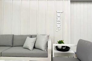 Outdoor Art: HOME WHITE LISA SARAH - Outside Space