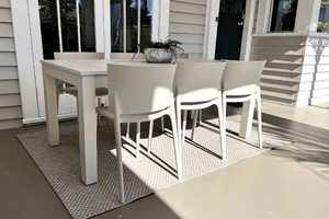 Alfresco Range: Bone 1.8M Outdoor Table, & 6 Africa Chairs (3 chair colours)&hellip;