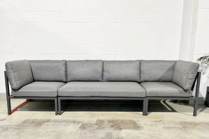 FOMO Range Aluminium Outdoor Furniture - Outside Space: END-OF-LINE FOMO Modular Outdoor Sofa - Outside Space