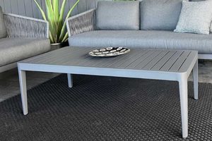 Haven Aluminium Outdoor Coffee Table (Charcoal) - Outside Space