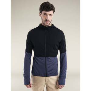 All Mens: Icebreaker Men's Merino Blend 200 RealFleece Descender Long Sleeve Zip Hoodie