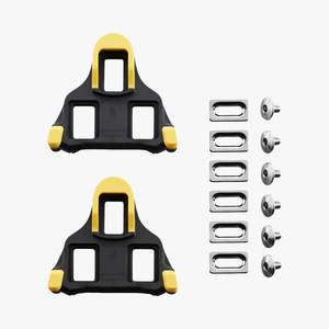 Bike Pedals: Shimano SM-SH11 SPD-SL Cleat Set Yellow