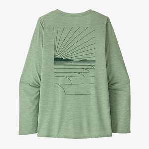 Patagonia Women's Cap Cool Daily Graphic Long Sleeve Shirt - Waters