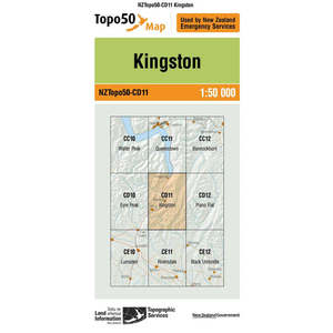 Hiking Guides Maps: Topo Map 50 Kingston CD11