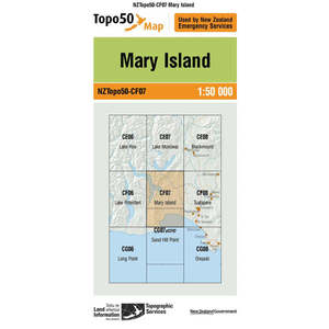Hiking Guides Maps: Topo Map 50 Mary Island CF07