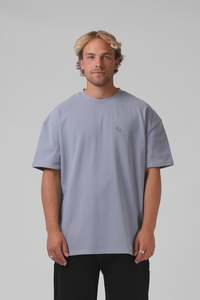 RPM Sanded OS Tee -Dusty Blue