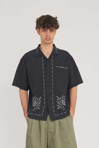 Huffer Cabana Flor Shirt - Basalt