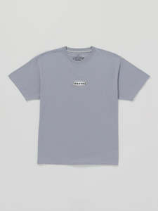 Mens Tees: Volcom Heritage Logo SS Tee - Dusty Violet