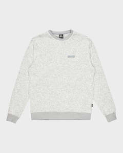 Mens Jumpers And Hoodies: Quiksilver Keller Crew -Light Grey Heather