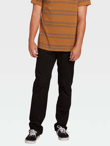 Volcom Solver Lite 5 Pocket Pant - Black - New