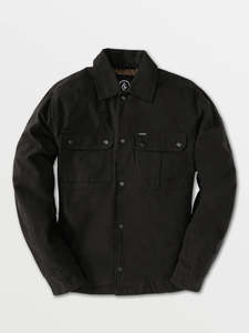 Mens Jackets: Volcom Larkin Jacket - Black
