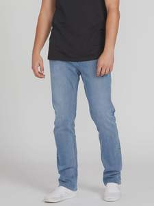 Mens Jeans: Volcom Solver Denim - Old Town Indigo